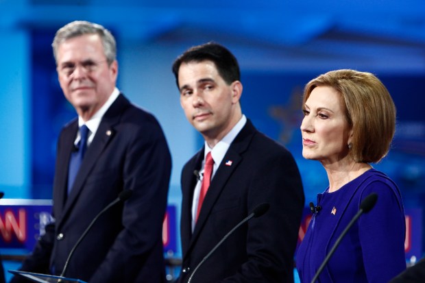 SIMI VALLEY, CA - SEPT 15: The CNN Republican Candidate Debate at the Reagan Presidential Library on September 16, 2015. Jake Tapper will be the moderator for the CNN Republican Presidential Candidate Debate from the Library on the 17th.