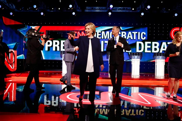 The CNN Democratic Debate at The Wynn Hotel Las Vegas.