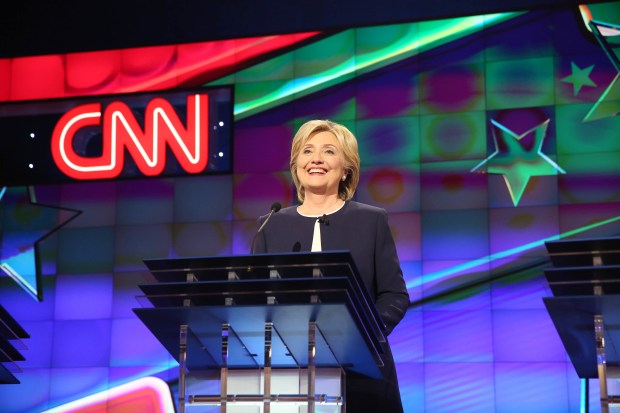 The CNN Democratic Debate at The Wynn Hotel Las Vegas.