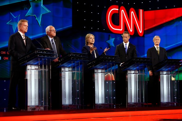The CNN Democratic Debate at The Wynn Hotel Las Vegas.